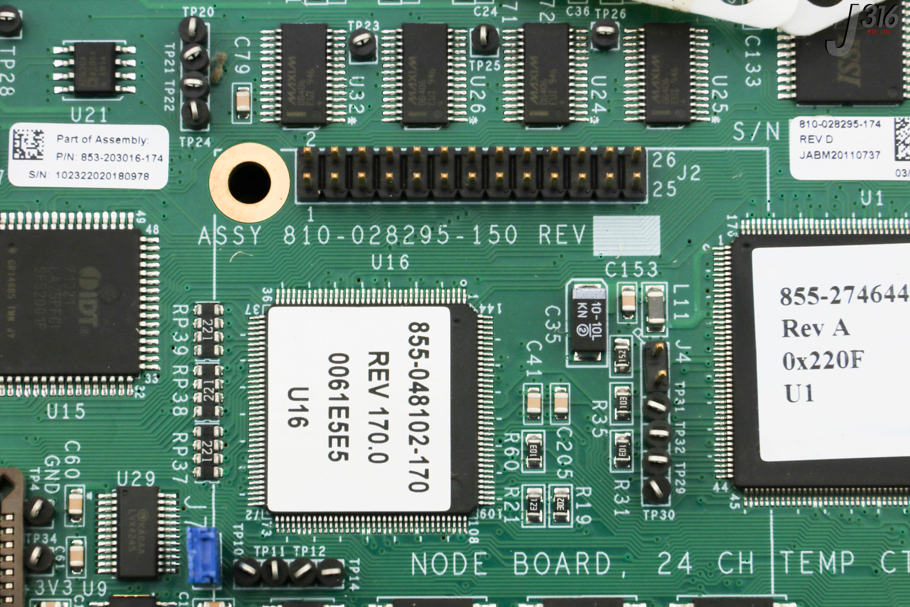 33530 LAM RESEARCH PCB ASSY, 24 CH TEMP CTL, 810-028296-174 853